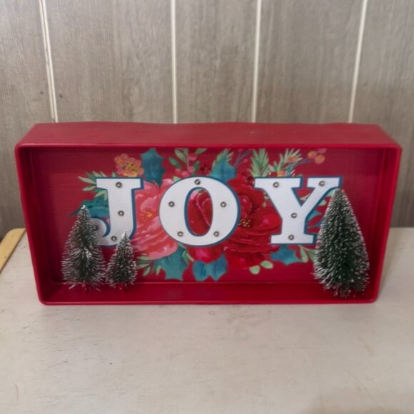 The Pioneer Woman Other - Pioneer Woman LED tabletop JOY sign